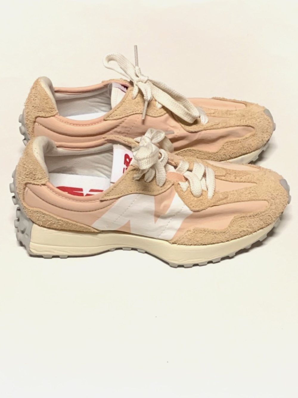 New Balance 327 Dark Vintage/ Rose Angora M 8.5 W 10 Unisex Athletic Sneakers